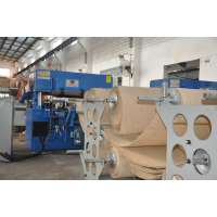 high speed auto feeding fabric roll press machine