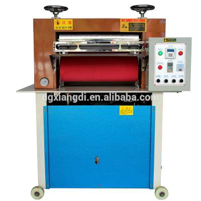 XD-112 Leather belt roller embossing plating machine